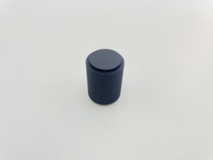 Kenop Bulat Baja Berlekuk 18mm untuk Furnitur Kamar Tidur & Dapur (Hitam Doff) - Product Image 3