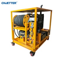 Équipement de nettoyage de canalisations à haute pression 4000 Psi pour les canalisations et tuyaux d'évacuation de 4 à 24 pouces de diamètre