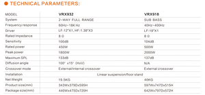 Nuevo Producto: Sistema de Sonido Subwoofer VRX918 de 500W Personalizado para Interiores y Exteriores, de Alto Rendimiento, Ampliamente Utilizado para Refuerzo de Sonido en Eventos y Conferencias, Fabricado en Madera - Product Image 5