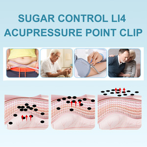 Eelsugar şeker kabartma LI4 akupunktur noktası kelepçe rahatsızlık rahatlatmak kaplan ağız akupunktur vücut bakım noktası kelepçe - Product Image 5