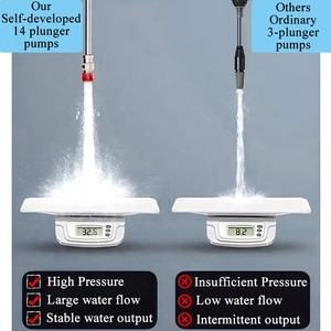 Deux nettoyeurs de voiture sans fil à <span class=keywords><strong>batterie</strong></span> lithium rechargeable haute pression 48V 500W, pistolet de nettoyage puissant, machine de lavage de voiture, pulvérisateur - Product Image 3