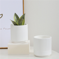 Pot succulent de fleur décorative de jardin moderne pour la maison, mini pots en ciment pour bonsaï, logo personnalisé, 100 pièces