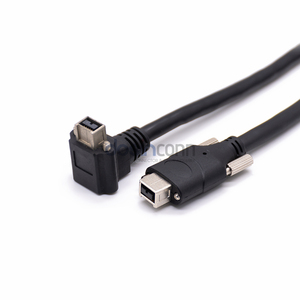 1394b Plug 9Pin Preto <span class=keywords><strong>MINI</strong></span> Cabos de Link para Câmera 3m - Product Image 1