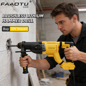 Ensemble d'outils électriques 18V de 13 pièces avec moteurs sans balais, comprenant une batterie lithium-ion et un chargeur, pour la rénovation de la maison - Product Image 3