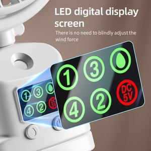 2025 été rotatif refroidissement <span class=keywords><strong>brumisateur</strong></span> ventilateur réglable 4 vitesses USB Rechargeable maquillage voyage plage pince personnelle ventilateur <span class=keywords><strong>de</strong></span> brouillard d'<span class=keywords><strong>eau</strong></span> - Product Image 6