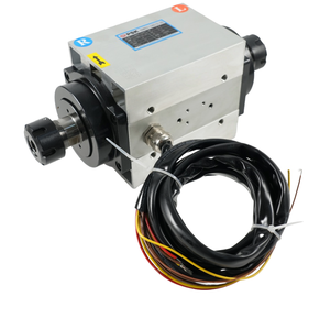 Moteur de broche à refroidissement par air à deux têtes GDR52-18Z/2.2S avec roulement pour perceuse 220V/380V 18000RPM Collet ER25 GDR52-18Z/2. - Product Image 4