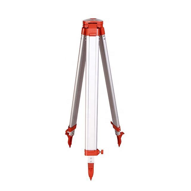 Surveying Aluminum Instrument Tripod for Automatic Level With Screw-Clamp / Flat Head Type