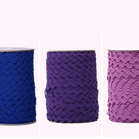 Ruban de dentelle Zig Zag, ruban Ric rac, ruban de biais en dentelle zig Zag