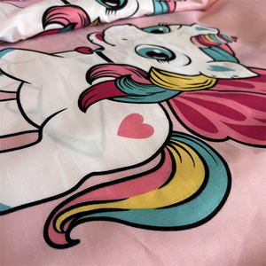 Tissu imprimé rose super bon marché-auto-produit, rose doux et incroyablement mignon - Product Image 4