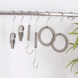 Ash acrylic <b>hooks</b>, S-<b>hooks</b>, clothing store <b>display</b> accessories, scarves, shawls, hoops, coat hangers, S-<b>hooks</b>, clips - Product Image 1