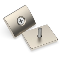 Aimant en néodyme N54 Arc Block, aimant permanent puissant en Ndfeb pour moteurs, en forme de disque rond et d'anneau