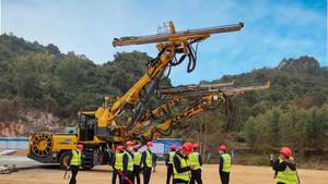 TZ3S Hidráulica Underground Drill Rig Blaster <span class=keywords><strong>3</strong></span>-Booms Automatic Bore Hole Drilling Machine Pump Engine for Mining Blast - Product Image 5