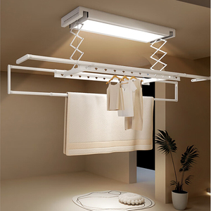 Foldable Smart Clothes Drying Rack Full-Light & Half-Light Single Scissor Hanger Four Fans Cold Hot Wind Drying - Product Image 4