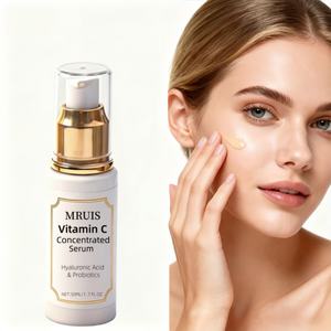 Suero Concentrado de Vitamina C, Ácido Hialurónico, Vitamina <span class=keywords><strong>E</strong></span>, Aloe Vera, Totalmente Natural, Rico en Antioxidantes, Reafirmante <span class=keywords><strong>e</strong></span> Iluminador - Product Image 1