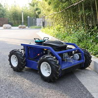 En stock, livraison rapide, tondeuse à gazon à roues de 550 mm, tondeuse à gazon télécommandée pour l'entretien des pelouses en Amérique du Nord