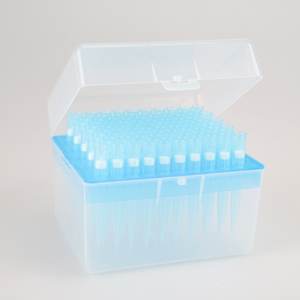 ปิเปตกรองอเนกประสงค์ในห้องทดลองแบบ100ul ราคาดีมีสีเหลืองสีน้ำเงินใสปลายปิเปตต์ในกล่อง - Product Image 4