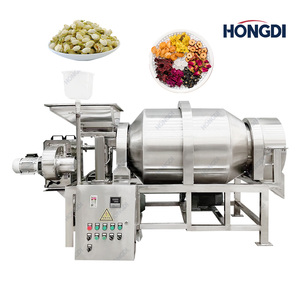 Mélangeur de fûts en acier inoxydable de 200 litres avec moteur SUS304 pour le mélange et le séchage des granulés d'aliments pour animaux de compagnie et chiens - Product Image 1