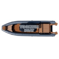 Bateau semi-rigide (RIB) Orca de 9,6 m à coque en aluminium, haute performance, en Hypalon PVC, idéal pour la location, le tourisme, les loisirs en famille et la pêche à la dérive en haute mer - À vendre