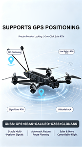 เครื่องส่งสัญญาณโดรน FPV คาร์บอนไฟเบอร์ รับน้ำหนักได้ 2 กก. ระดับมืออาชีพ พร้อมแบตเตอรี่ลิเธียมโพลิเมอร์ ตัวควบคุมวิทยุ และตัวควบคุมการบิน - Product Image 5