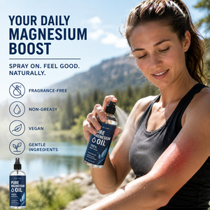 OEM Sports Essential Alivia las Molestias Corporales, el Cansancio Muscular, los Calambres en las Piernas y los Dolores, Spray de Aceite de Magnesio Mineral 100% Natural - Product Image 6