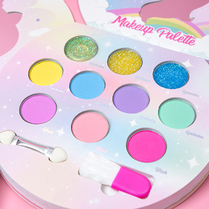 10 couleurs ombre à paupières enfants <span class=keywords><strong>maquillage</strong></span> cosmétique paillettes mat <span class=keywords><strong>arc</strong></span>-<span class=keywords><strong>en</strong></span>-<span class=keywords><strong>ciel</strong></span> <span class=keywords><strong>licorne</strong></span> fard à paupières Palette ensemble - Product Image 6