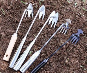 Ensemble d'outils de désherbage manuels DIY : <span class=keywords><strong>grattoir</strong></span> à herbe, râteau, pelle – Garantie 3 ans, OEM pour le désherbage de jardin, le creusement et la cueillette de légumes sauvages - Product Image 1