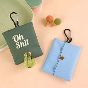 Distributeur de sacs à déjections canines portable en toile pour extérieur, personnalisable avec LOGO, pour promotion et fournitures pour animaux de compagnie - Product Image 5