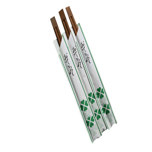 Pas cher Carbonisées Jetables En Bambou Jumelles Baguettes Promotionnelles - Product Image 1