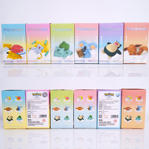 Hot Sale Figur Aksi Custom PVC Plastik Vinyl Kura-kura Roket Charizard Bulbasaur Mainan Pocket Monster Blind Box