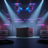AUDIOPEAK Audio HDL 18-AS Subwoofer professionnel pour sonorisation, enceinte Line Array, alimentation passive, boîtier en bois portable