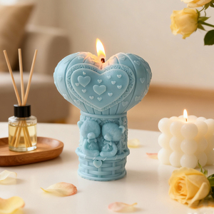 Stampo in Silicone J10-506 per Palloncino a Forma di Orso Teddy, <span class=keywords><strong>Decorazione</strong></span> per San Valentino, Regali di Nozze, Palloncino ad Aria Calda con Orso Seduto, Utensile per Torte - Product Image 5