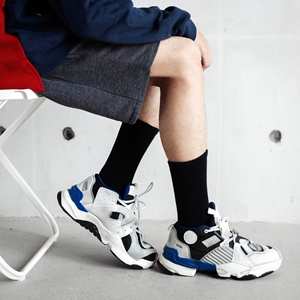 <span class=keywords><strong>Bas</strong></span> tube en coton pour hommes automne hiver déodorant absorbant la sueur chaussettes en coton respirant couleur unie noir blanc chaussette - Product Image 6