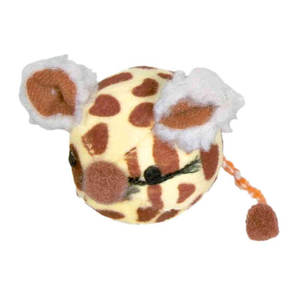 Jouet en peluche girafe, balle interactive pour animaux de compagnie, 4,5 cm - Product Image 1