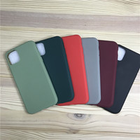 Vente chaude étui pour iphone 11 Pro Max Candy Matt housse pour iphone11 Soft Touch TPU pochette coque de téléphone