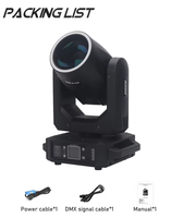 Mini faisceau 200W LED arc-en-ciel faisceau lumière mobile Gobo Dj Disco scène lumière DMX tête mobile pour événement boîte de nuit
