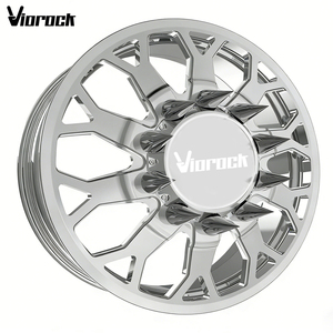 Rines Viorock Agresivos de Aleación Forjada <span class=keywords><strong>para</strong></span> Camionetas Ford y RAM, Disponibles en 18*8.25, 8.6.5, 22, 24, 26, 28 y 30 Pulgadas, Acabado Pulido - Product Image 4
