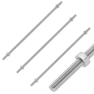 <span class=keywords><strong>4</strong></span> cái đầy đủ Threaded rods với <span class=keywords><strong>8</strong></span> Hex Nuts 304 thép không gỉ tay trái Bolt và NUT Kit (M8x300 mét) - Product Image 1