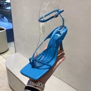 Sandalias de tacón medio de 7CM/9CM, Novedades, Sandalias tipo thong para mujer, Zapatos de punta abierta, Tacones altos para mujer 2025 - Product Image 4