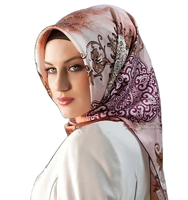Harga Termurah untuk Syal Hijab Satin Turki Muslim