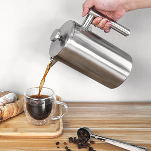 HIGHWIN Offre Spéciale résistant à la chaleur en acier inoxydable presse française café presse française cafetière - Product Image 2