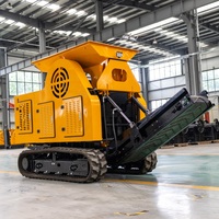 HTJC510 concasseur de pierres concasseur de béton sur chenilles Portable Stone Rock Crusher
