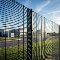 Grille de clôture métallique anti-escalade robuste de qualité supérieure, filet de sécurité haute performance pour la défense du périmètre extérieur des aéroports