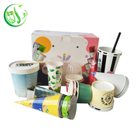 Boîtes en papier personnalisées pour glaces et bâtonnets glacés, qualité alimentaire, jetables