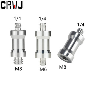 Adaptador de tornillo para cámara Crwj, 1/4 a M6 M8, aleación de aluminio, montaje rápido para trípode - Product Image 2