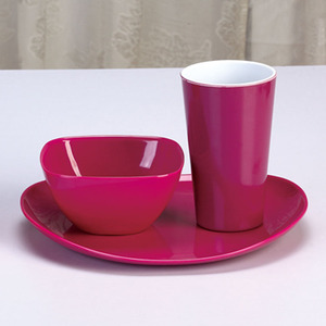 Dao Kéo Nhựa Trung Quốc Nhà Hàng Đỏ Melamine Bộ Đồ Ăn Tùy Chỉnh - Product Image 4