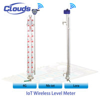 Jauge de niveau magnétique sans fil Clouds, haute température 280 ℃   Remplacement du regard de visée du tambour de chaudière à vapeur