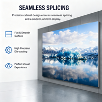 Module d'affichage LED couleur plein écran extérieur P3.91 250mm x 250mm 64x64 pixels pour aéroport, animations, graphiques, texte