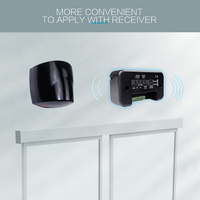 Detektor Inframerah Pintu Kaca Nirkabel Turtech IS10 Mini Sensor Pintu Geser Otomatis