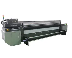 Caiyi Industrial UV hybrid printer for different material Transparent Film flat bed with roll to roll g6 uv printer 3.2m 2.0m