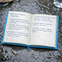 2026 Tragbares A5 Öko-freundliches Stoff-Notizbuch Maßgefertigte Recycelte Wasserdichte Materialien Personalisiertes Hardcover-Notizbuch aus Steinpapier